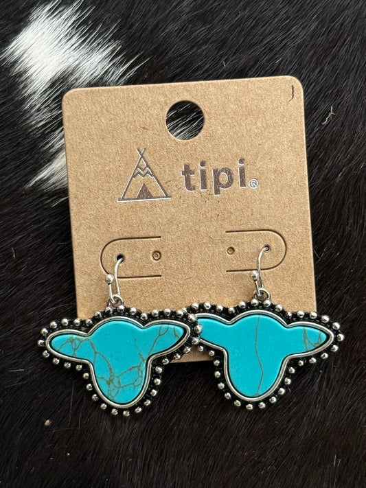Turquoise Calf TIPI Earrings