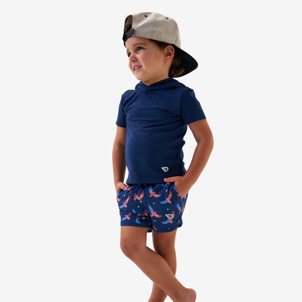 Youth Swim Trunk - USA Eagle Tx
