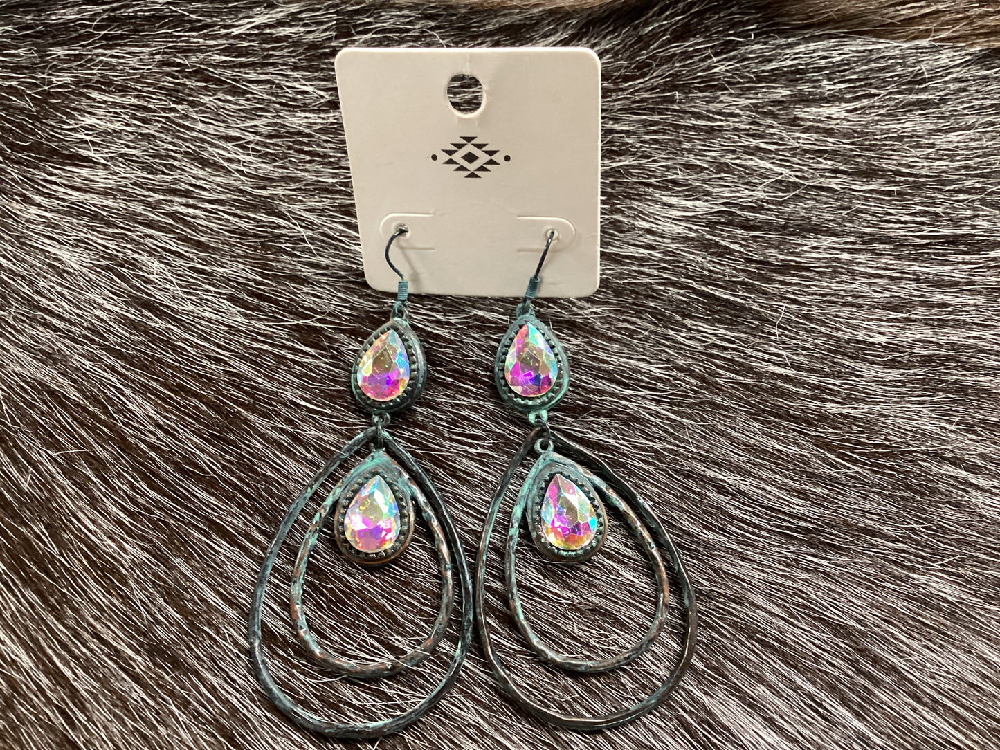 Turqouise teardrop earrings