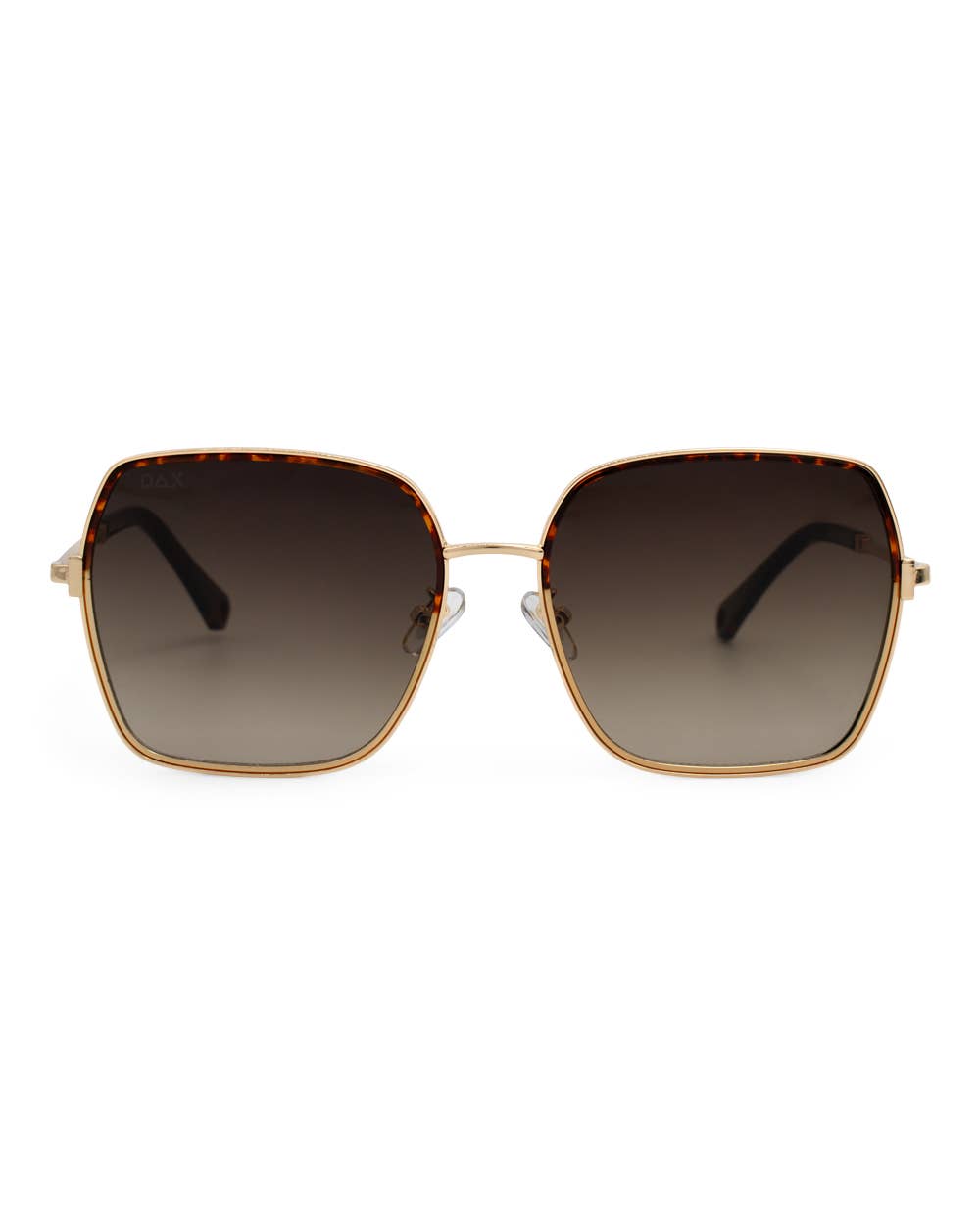 Aspen - Women's Oversized Square Frame Sunglasses: Brown Tx Dax