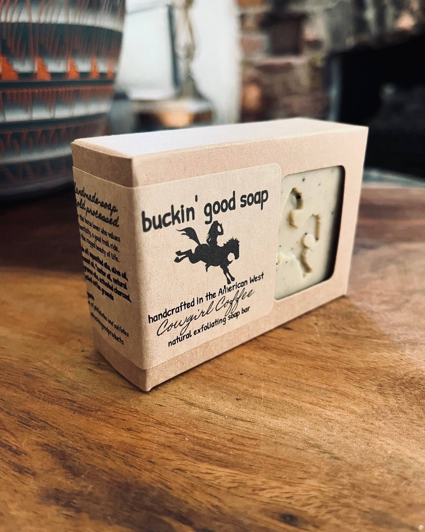 Soap Cowgirl Coffee (western decor, western boutique) Buckin Good