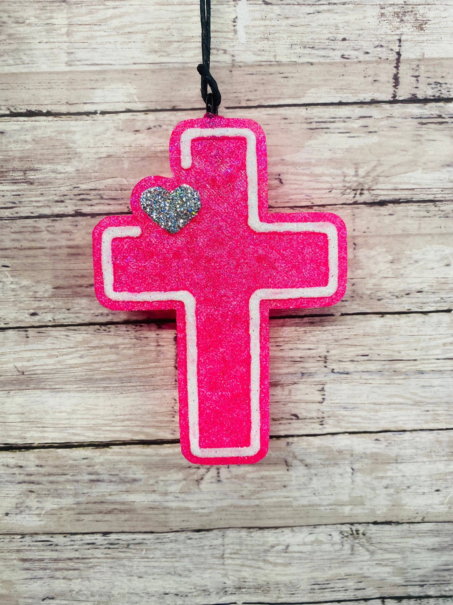 Cross with Heart: Cowboy - Black Frost & Leather