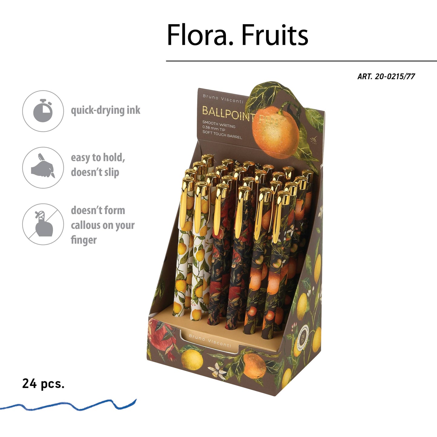 Citrus Series Ink Pens Orange, Lemon, or Pomegranate