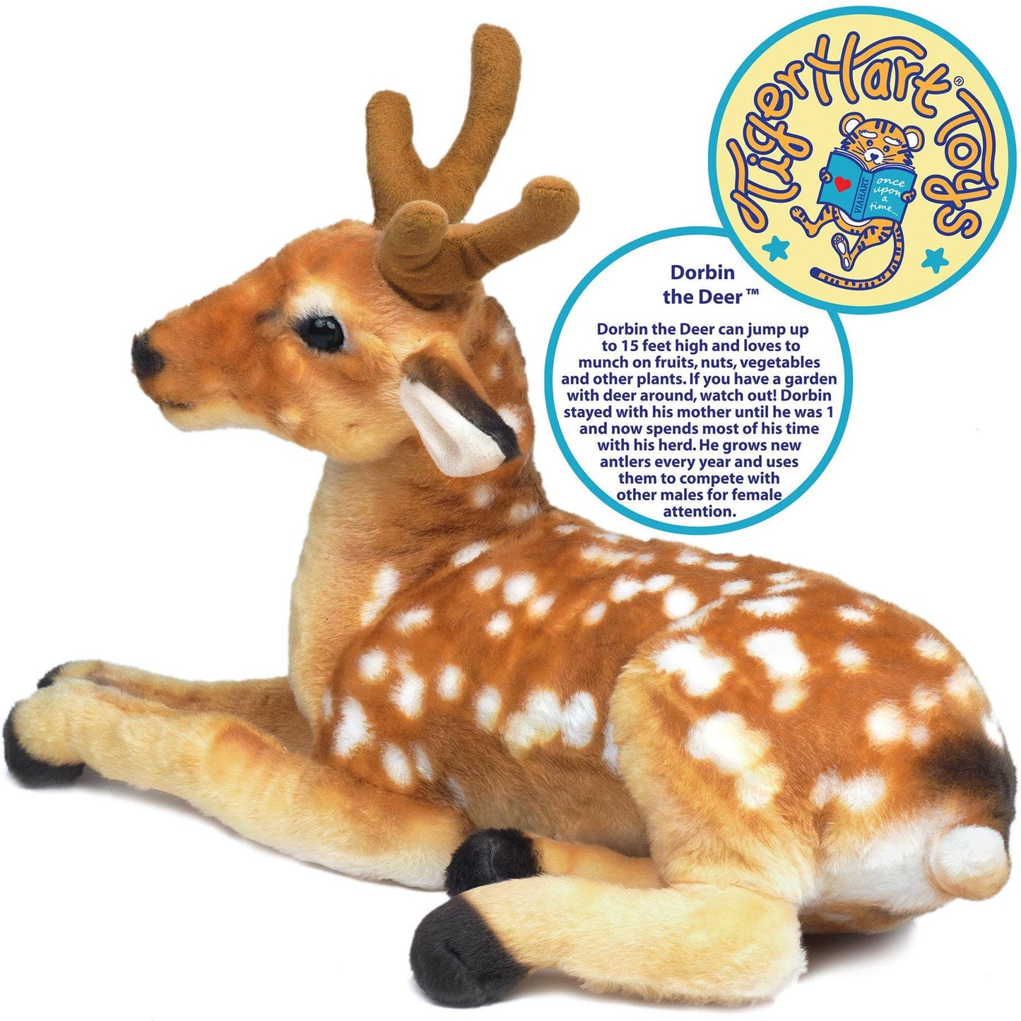 Dorbin The Deer | 21 Inch Stuffed Animal Plush | Viahart