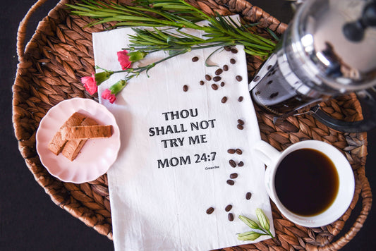 Mom Kitchen Towel | Tea Towels | Funny Dish Towels Green Bee