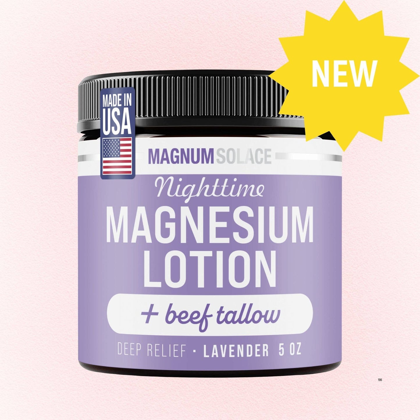 Nighttime Magnesium Lotion with Beef Tallow - Lavender Scent