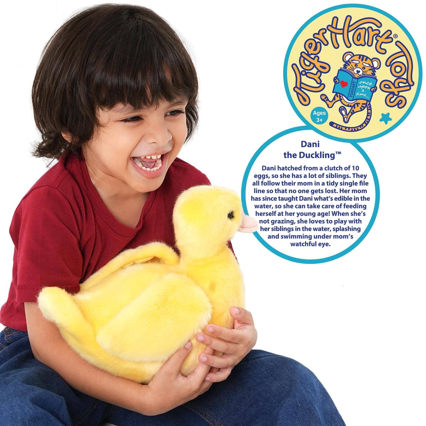 Dani the Duckling | 11 Inch Stuffed Animal Plush | Viahart