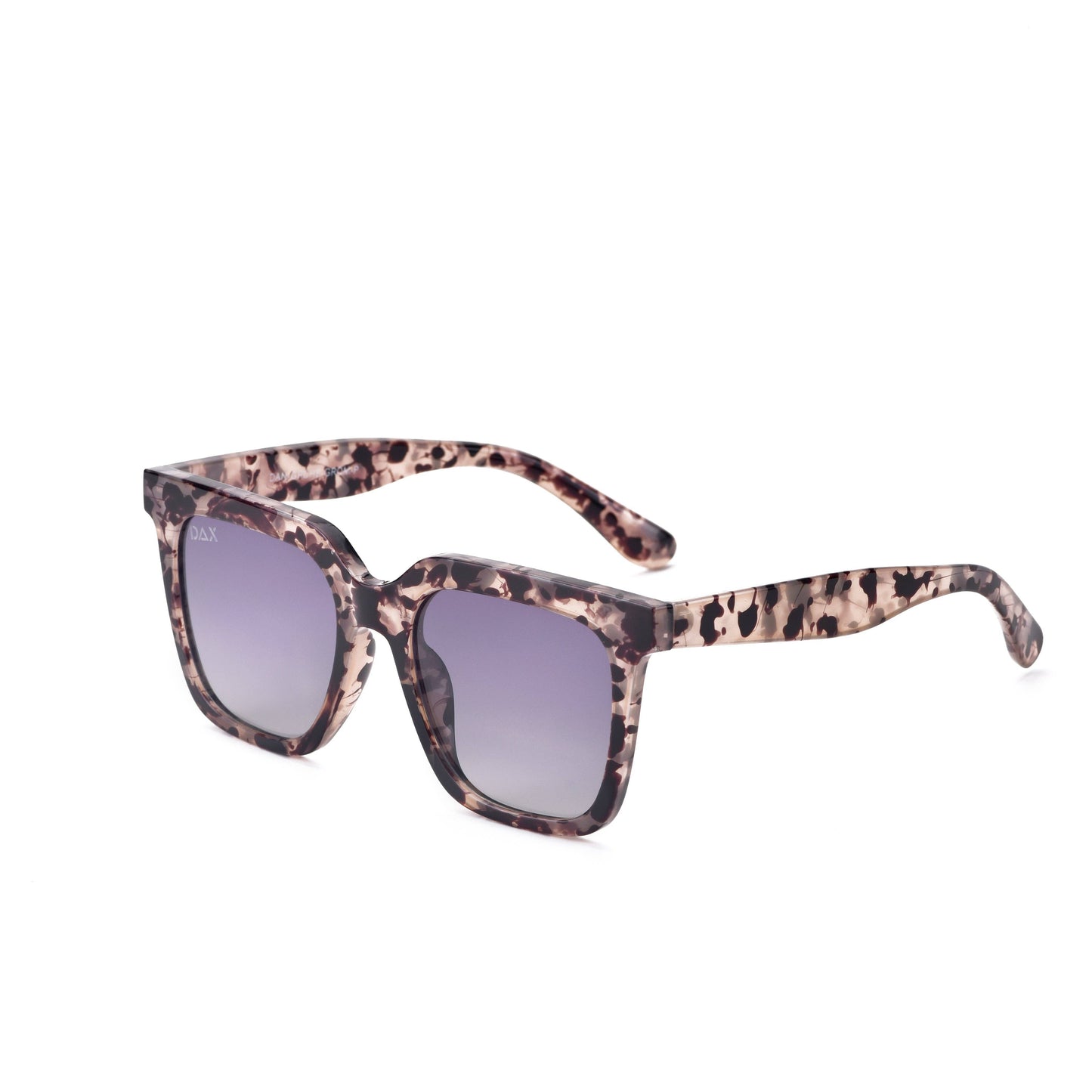 Dani- Women’s Square Sunglasses – Oversized : Brown Cheetah Tx Dax