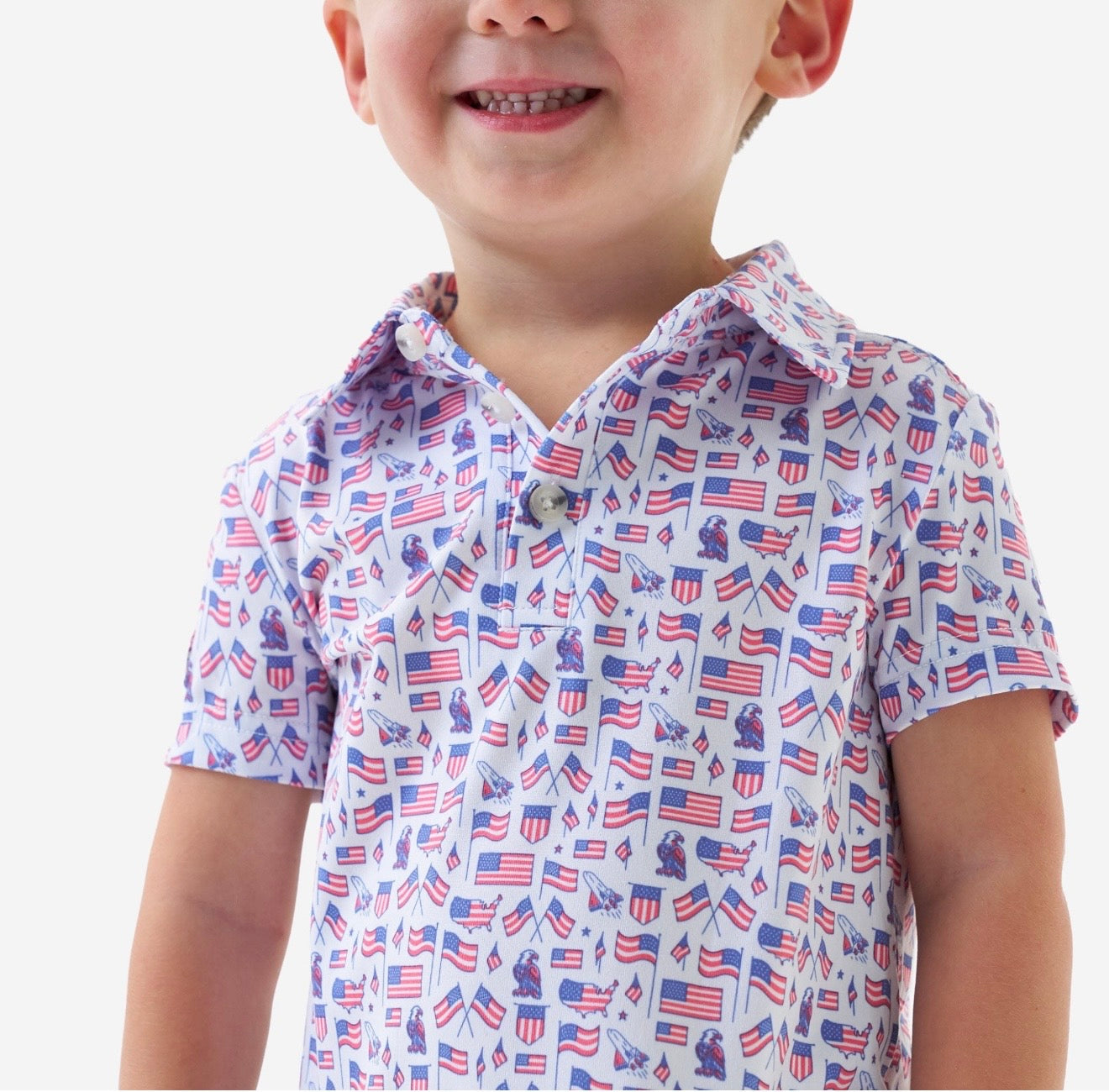 Old Glory Youth Burlebo Performance Polo Fl