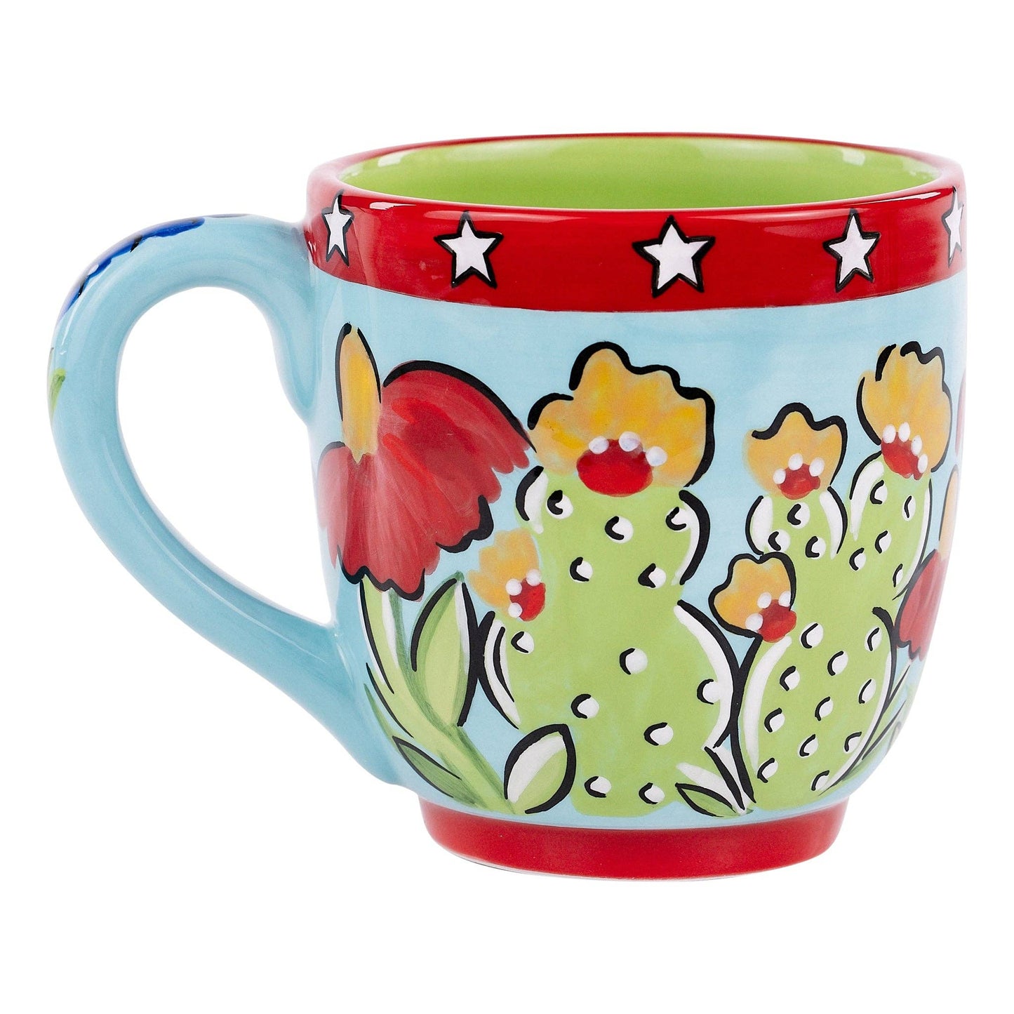 Texas Wildflower Cactus Mug GHaus