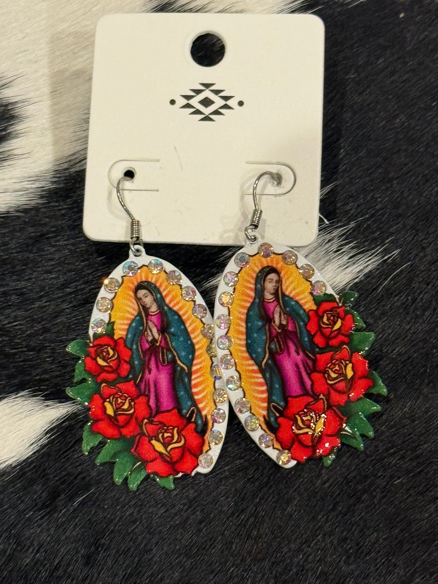 Floral Lady Guadalupe Earrings