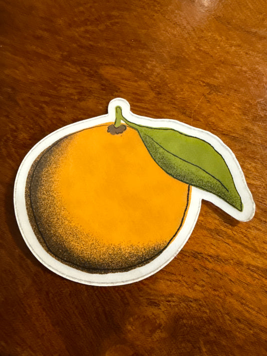 Orange Sticker