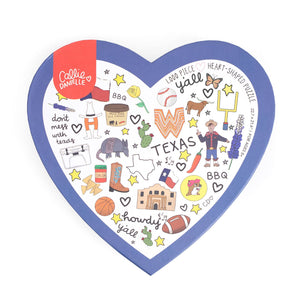 Love for Texas - 1,000 Piece Jigsaw Puzzle Callie Danielle