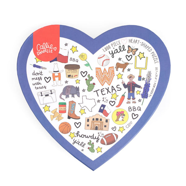 Love for Texas - 1,000 Piece Jigsaw Puzzle Callie Danielle