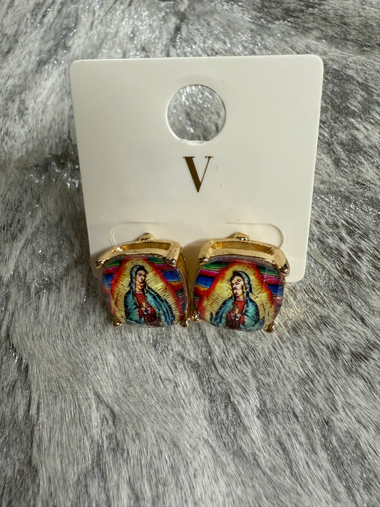 Virgin Mary Studs