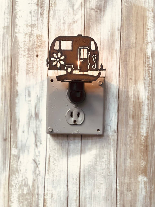 Airstream GARDEN FRIEND Night light Image Camping Gift KOA Ironwork