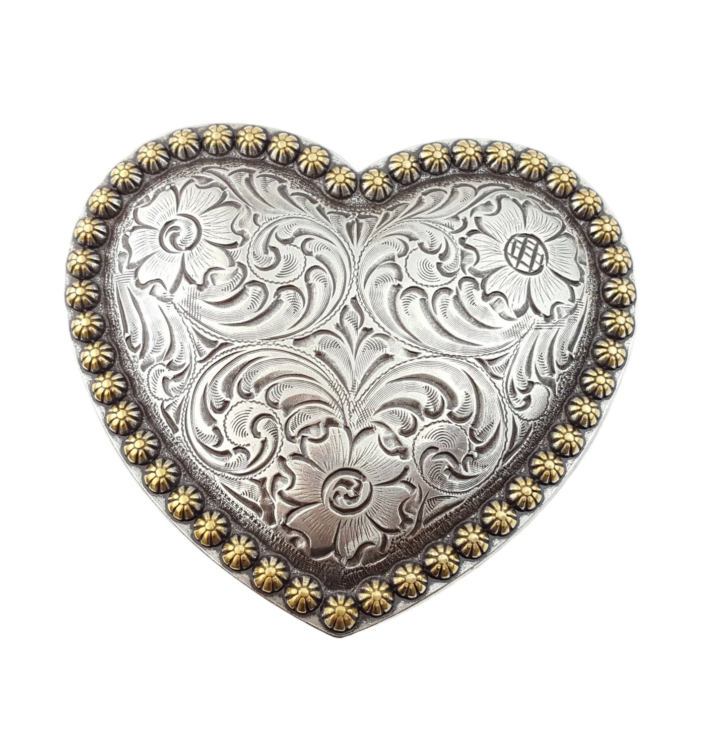 Buckle: Western Statement Heart Buckle Axesoria