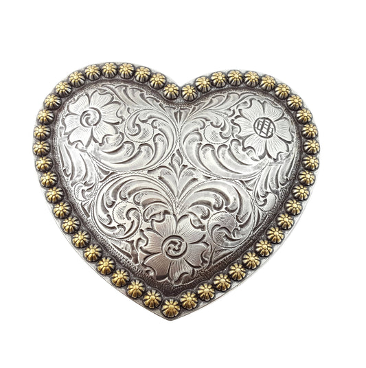 Buckle: Western Statement Heart Buckle Axesoria