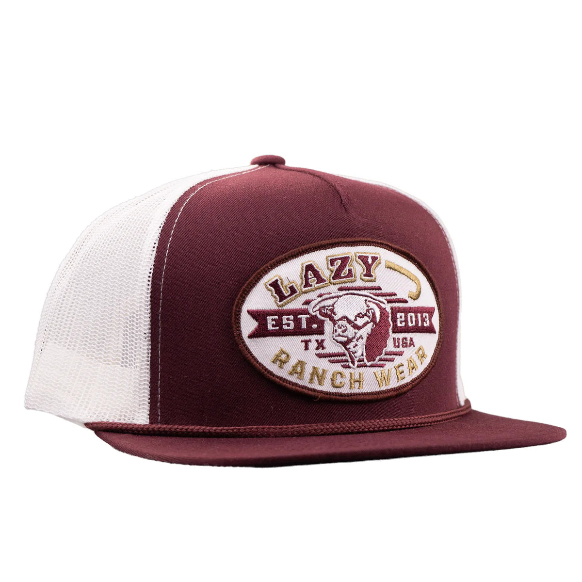 Lazy J Ranch Cattle King Classic  Rope Trucker Hat