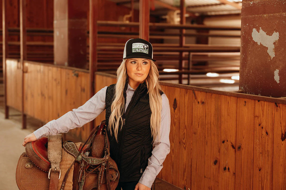 LAZY J RANCH SHAFTER CLASSIC FIVE PANEL TRUCKER