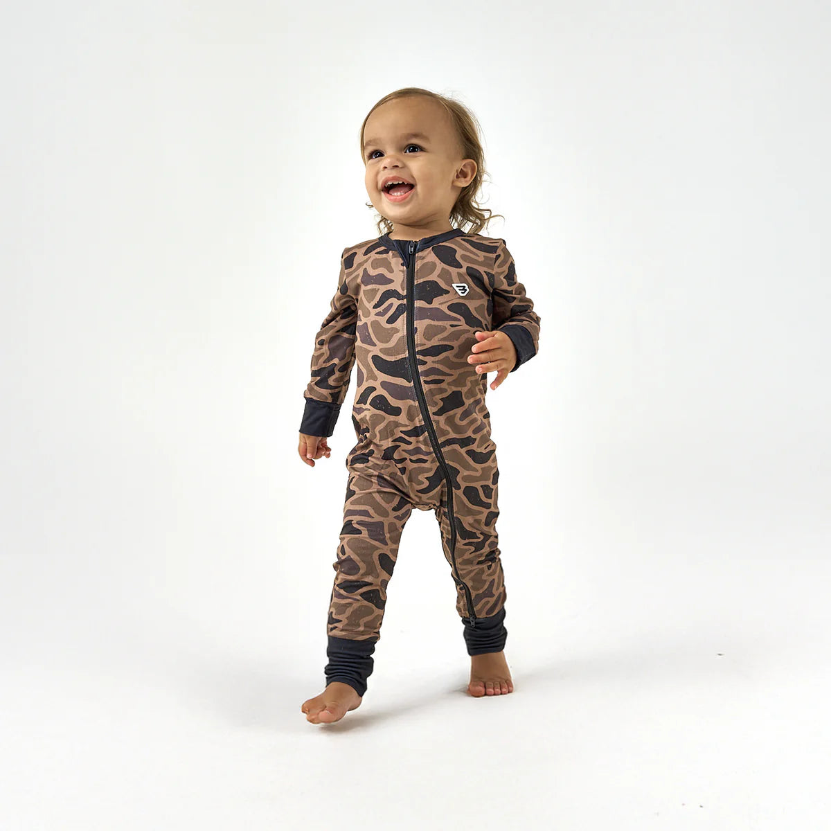 Baby Zip Up Gauge Camo Burlebo