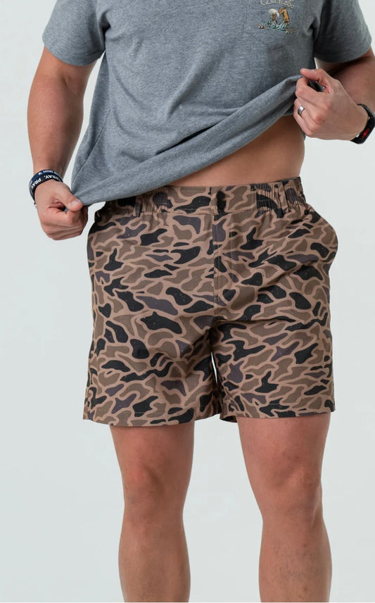 Gauge Camo Everyday Shorts with Black Pocket Burlebo Original 7”
