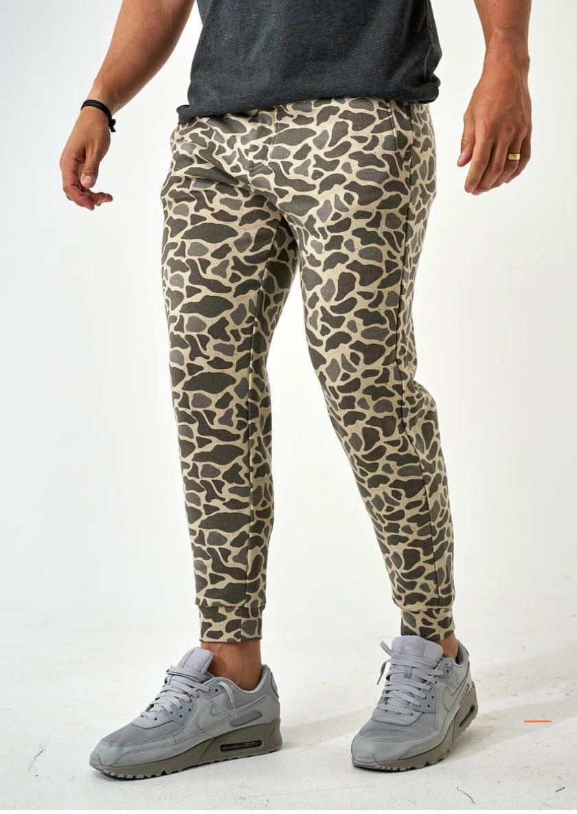 Classic Deer Camo Fleece Jogger Burlebo