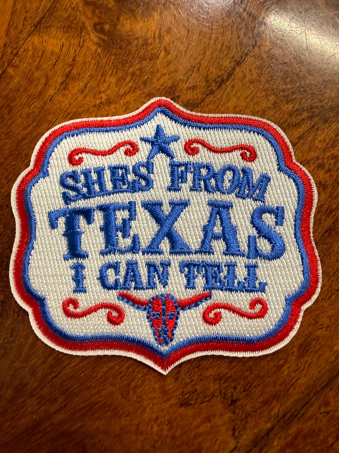 She’s From Texas Iron On Patch