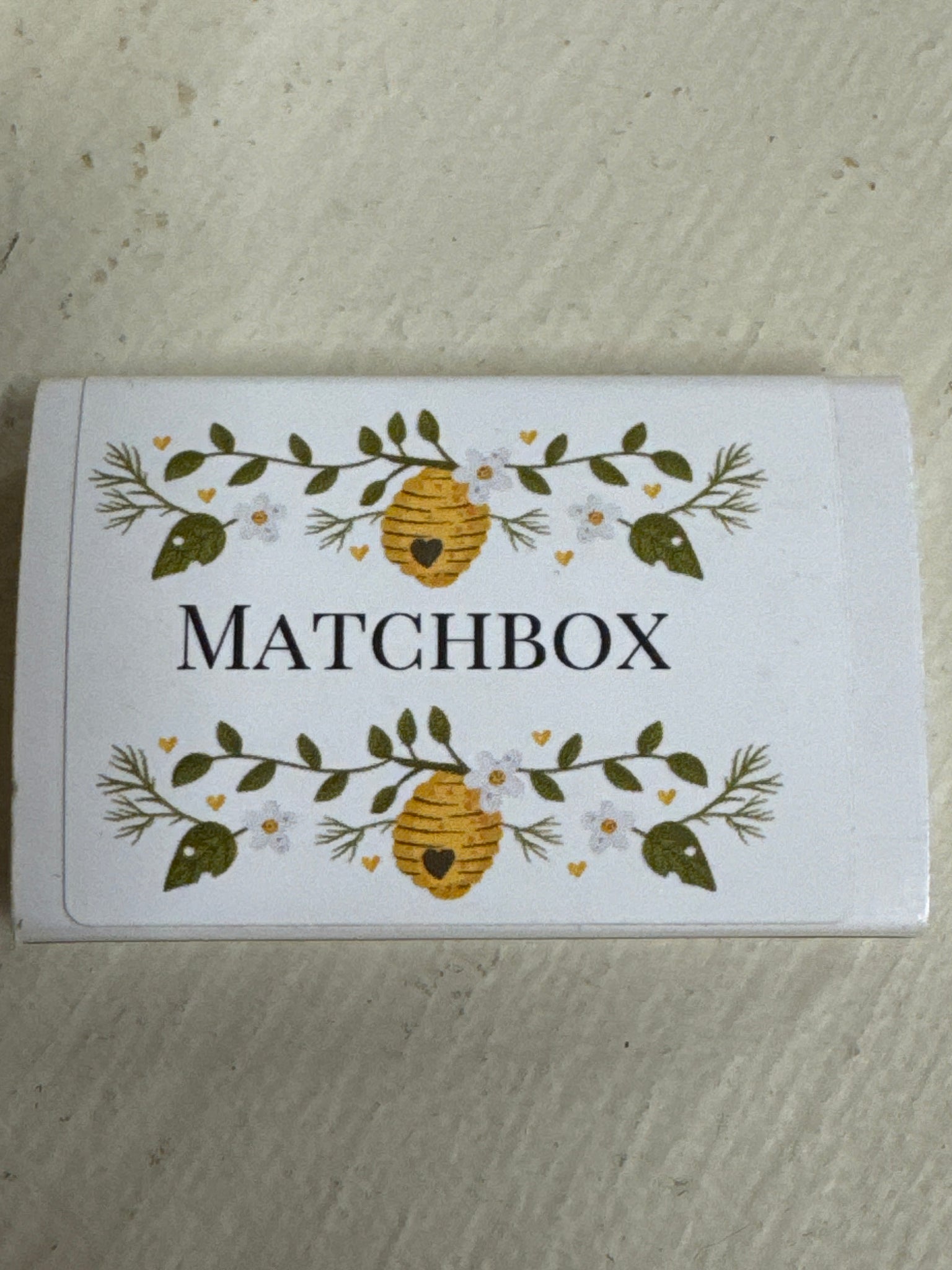 Bee matchbox