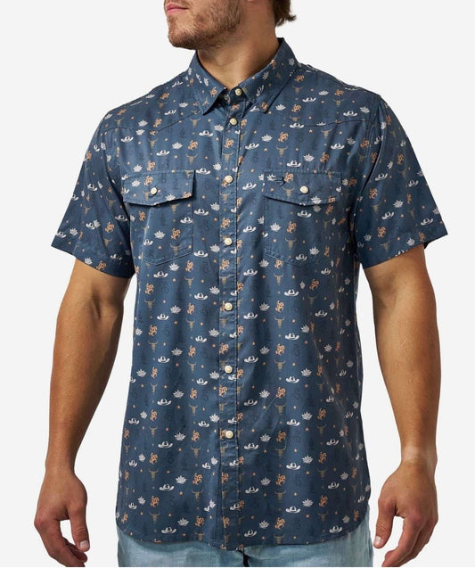 Desert Night Burlebo Western Performance Shirt Tx/ Fl PWS-DESN