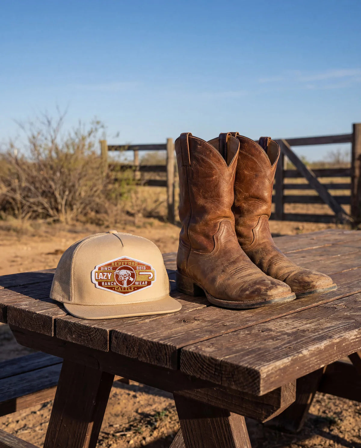 Lazy J Ranch Pecos Classic Rope Trucker Hat