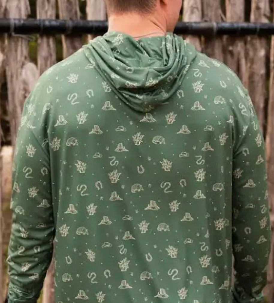 Out West Performance Hoodie Burlebo