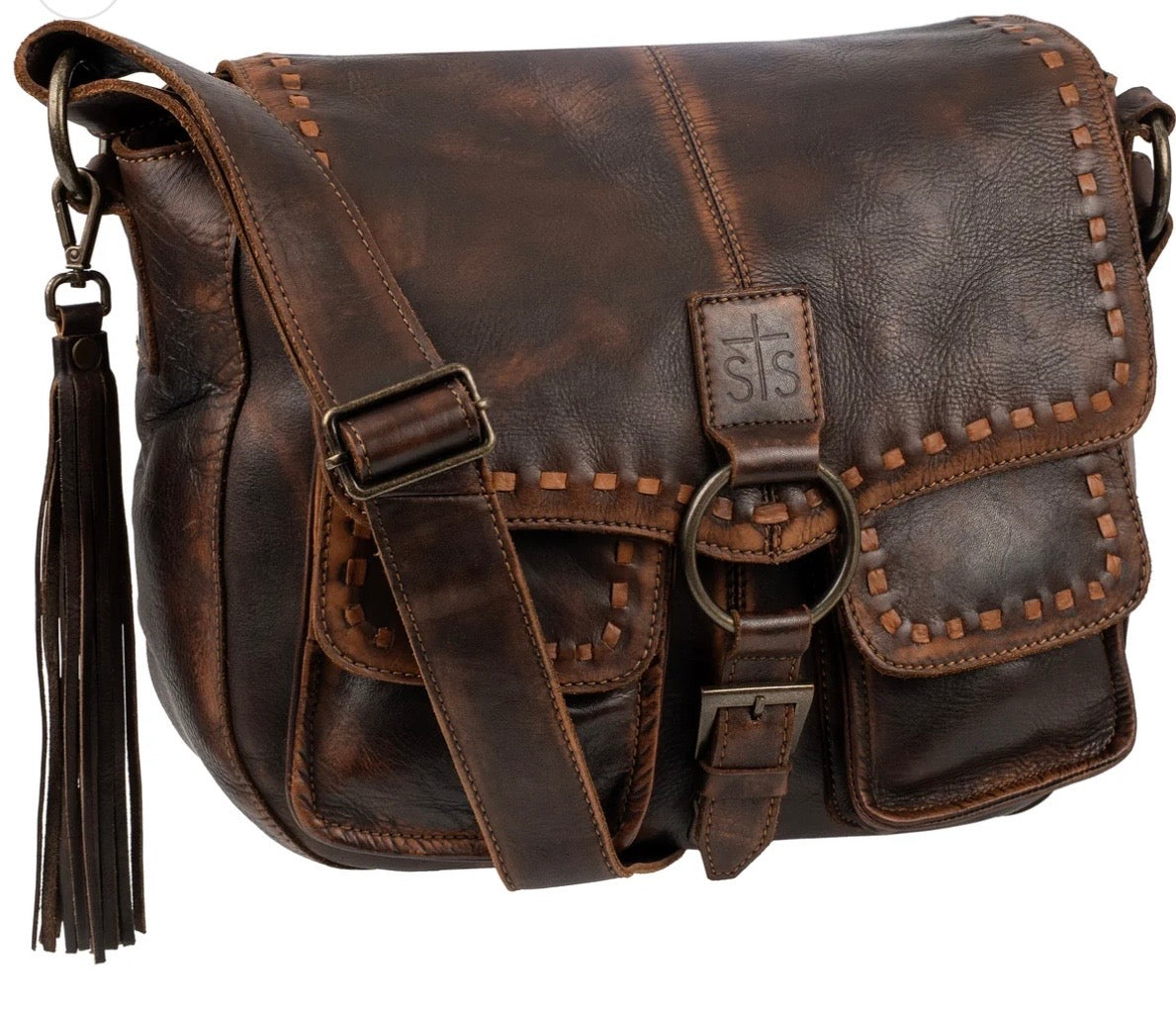 Bandera Chocolate Saddle Hobo Bag STS Ranchwear STS34010