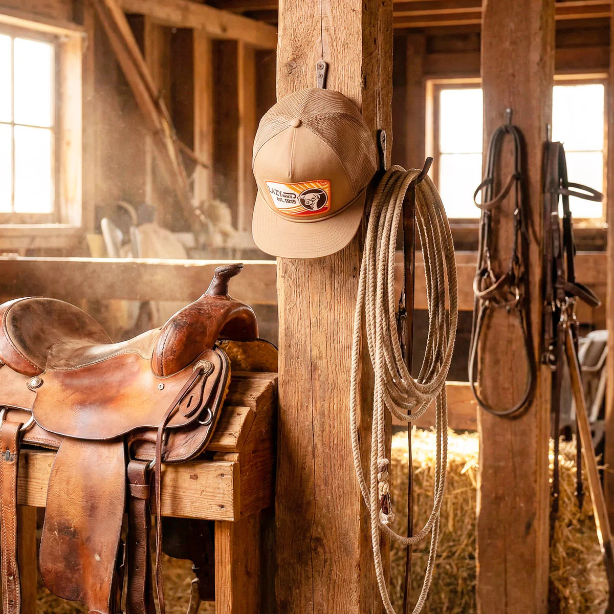 Lazy J Ranch Daybreak Classic Rope Trucker Hat