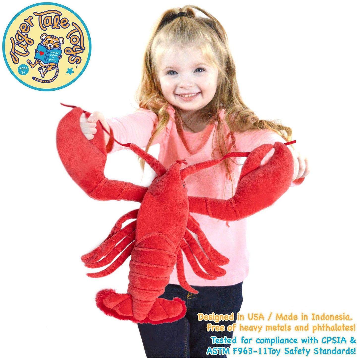Lenora The Lobster | 13 Inch Stuffed Animal Plush | Viahart
