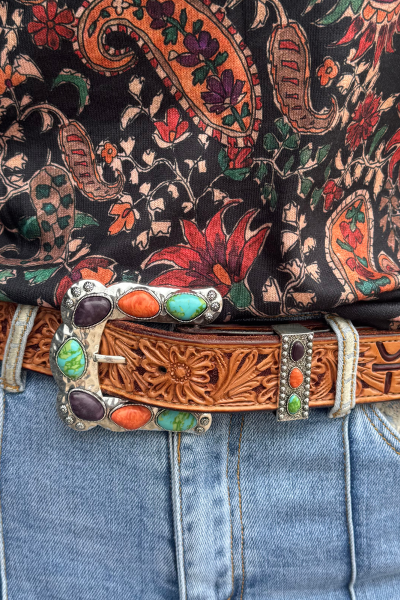 Buckle Up Belt Buckle Multi Sterling Kreek