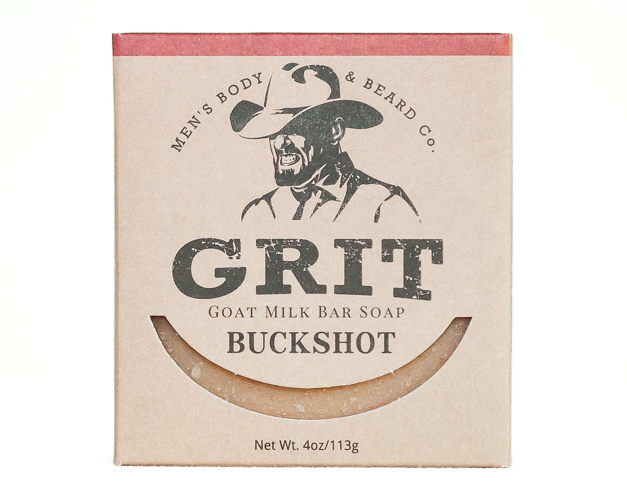 Buckshot Goat Milk Bar Soap- grit