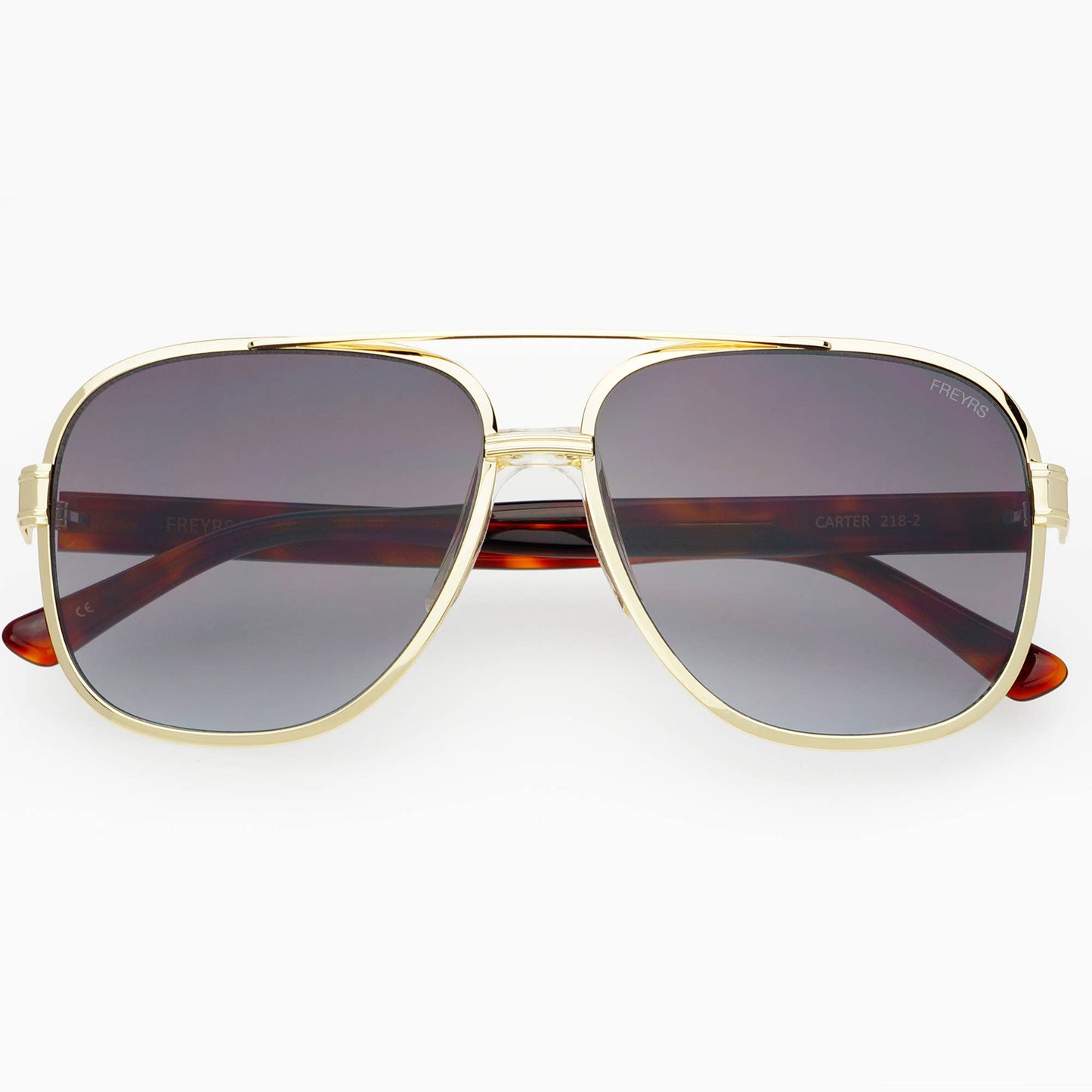 Carter Unisex Aviator Sunglasses : Gray Freyrs