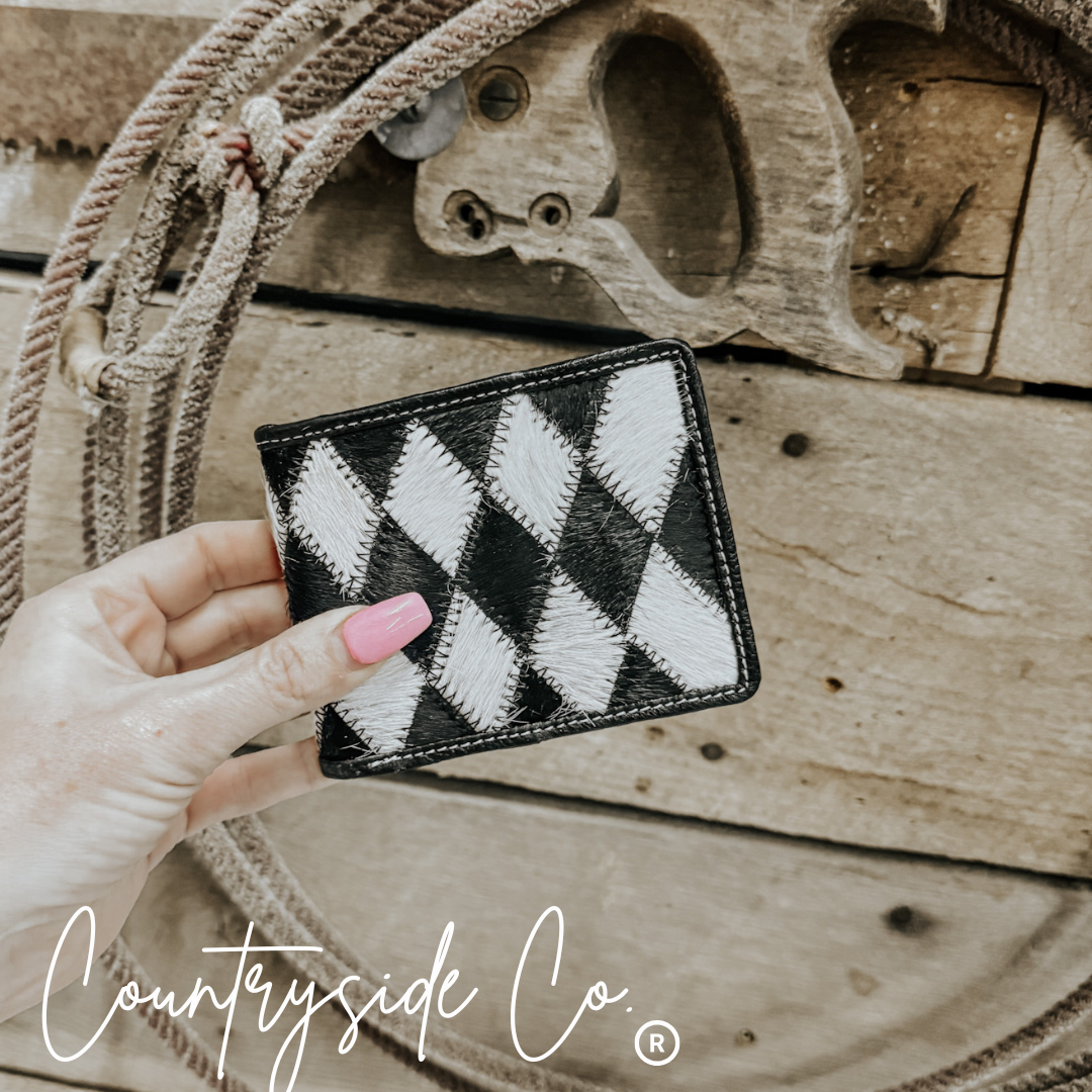 The Westin Cowhide Men's Wallet Black countryside