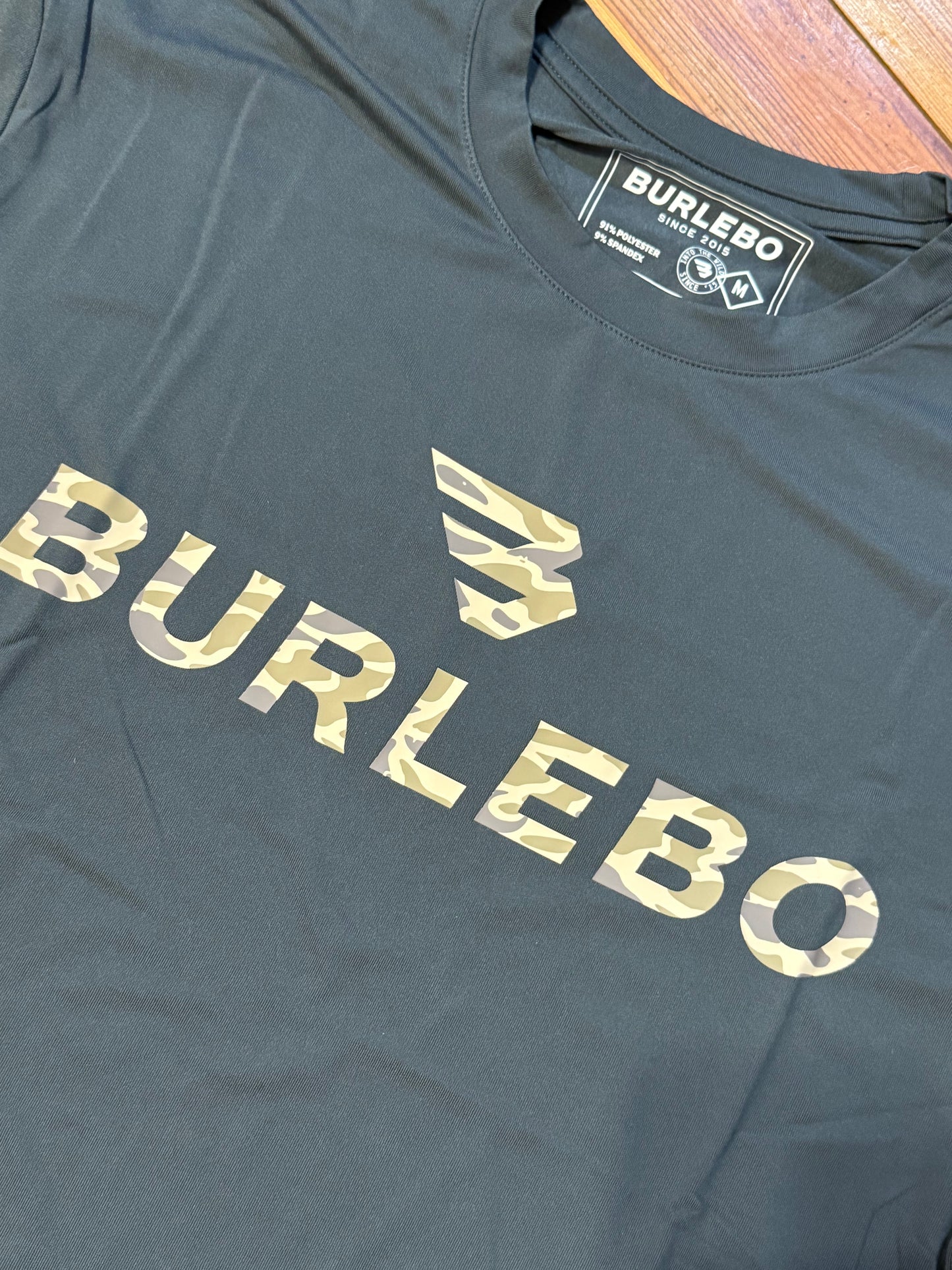 Gun Metal Grey & Gauge Camo Flying B Go To Tee GTT-FB-GGC Tx/ Fl Burlebo
