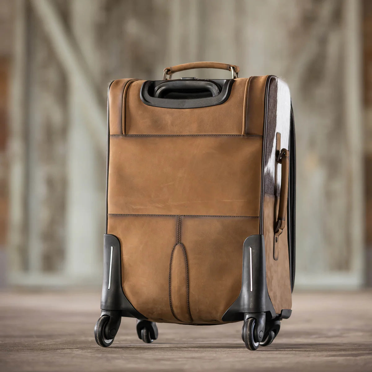 Cowhide Rolling Suitcase STS Ranchwear 30092