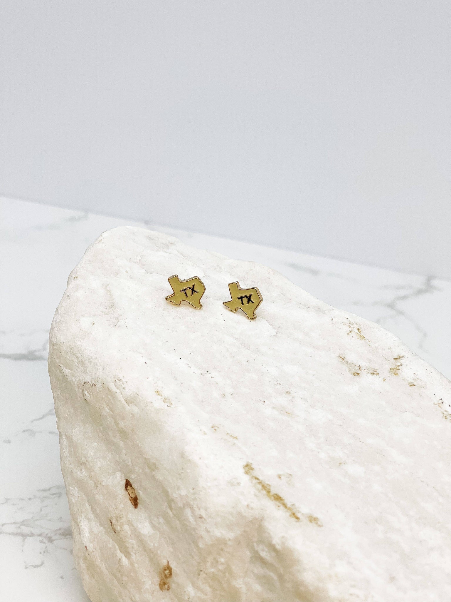 State of Texas Stud Earrings - Enamel Prep Obsessed