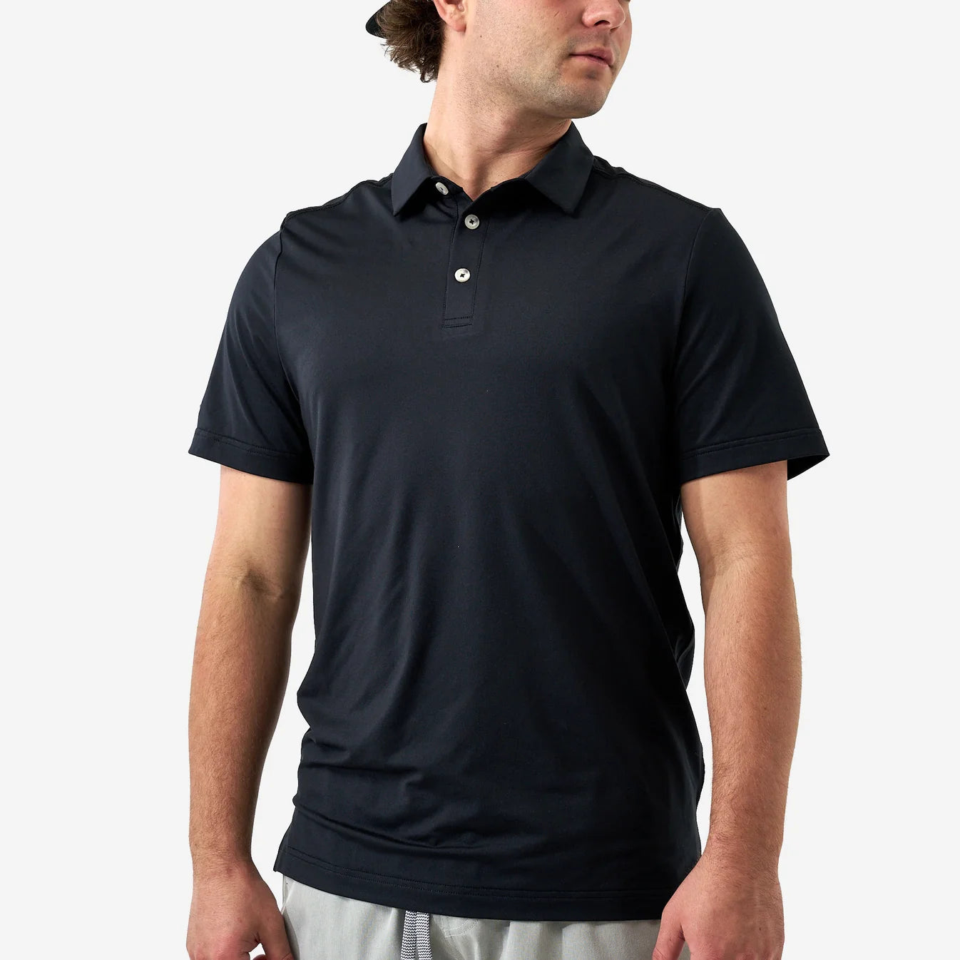 Black Burlebo Performance Polo PP-BLK Tx/ Fl