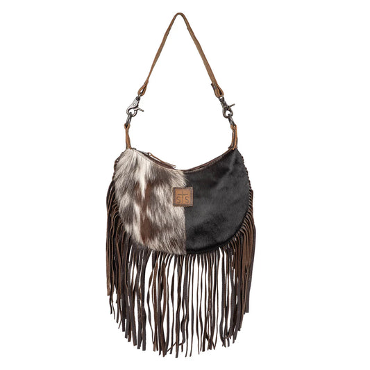 Cowhide Nellie Fringe Shoulder Bag STS30603 STS Ranchwear