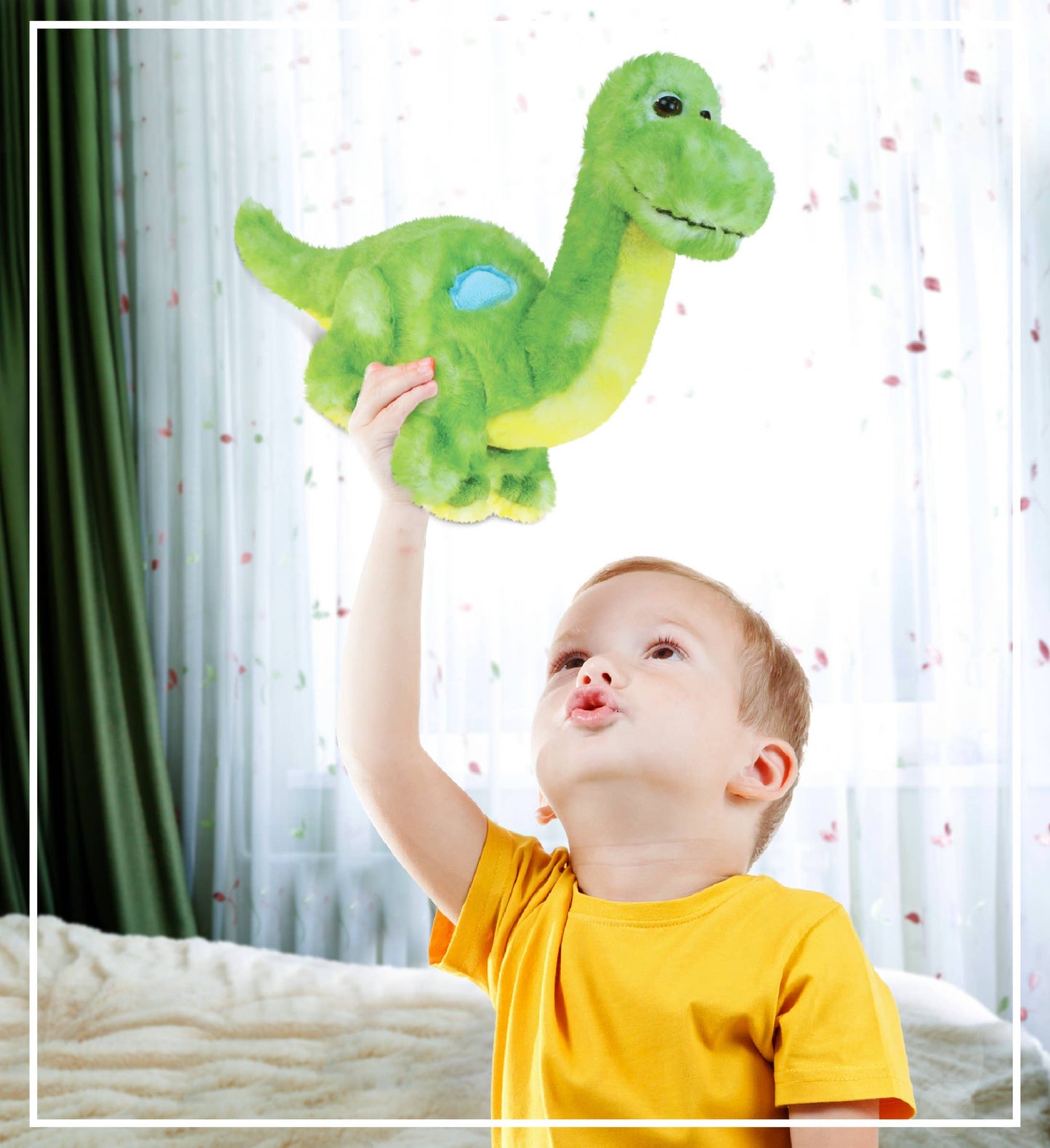 Super Soft Plush - Green Dinosaur CGlobal Fl/Tx
