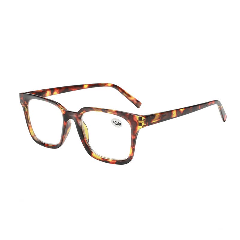 Large Frame Colorful Readers/Reading Glasses: 2.50