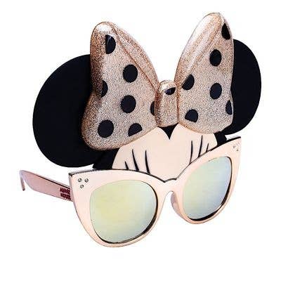 Officially Licensed Rose Gold Minnie Mouse Sun Staches H2W Fl/Tx