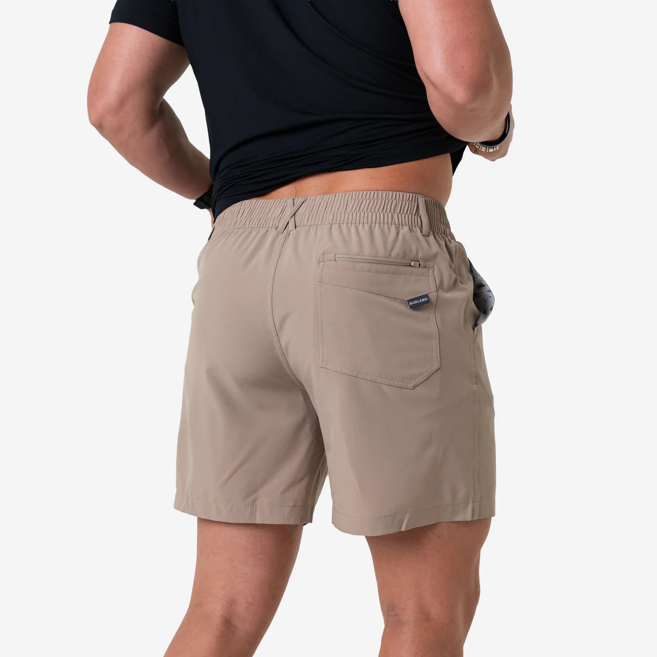 Cobblestone Khaki Everyday Shorts with Duck Hunt Pkt 5.5” Tx