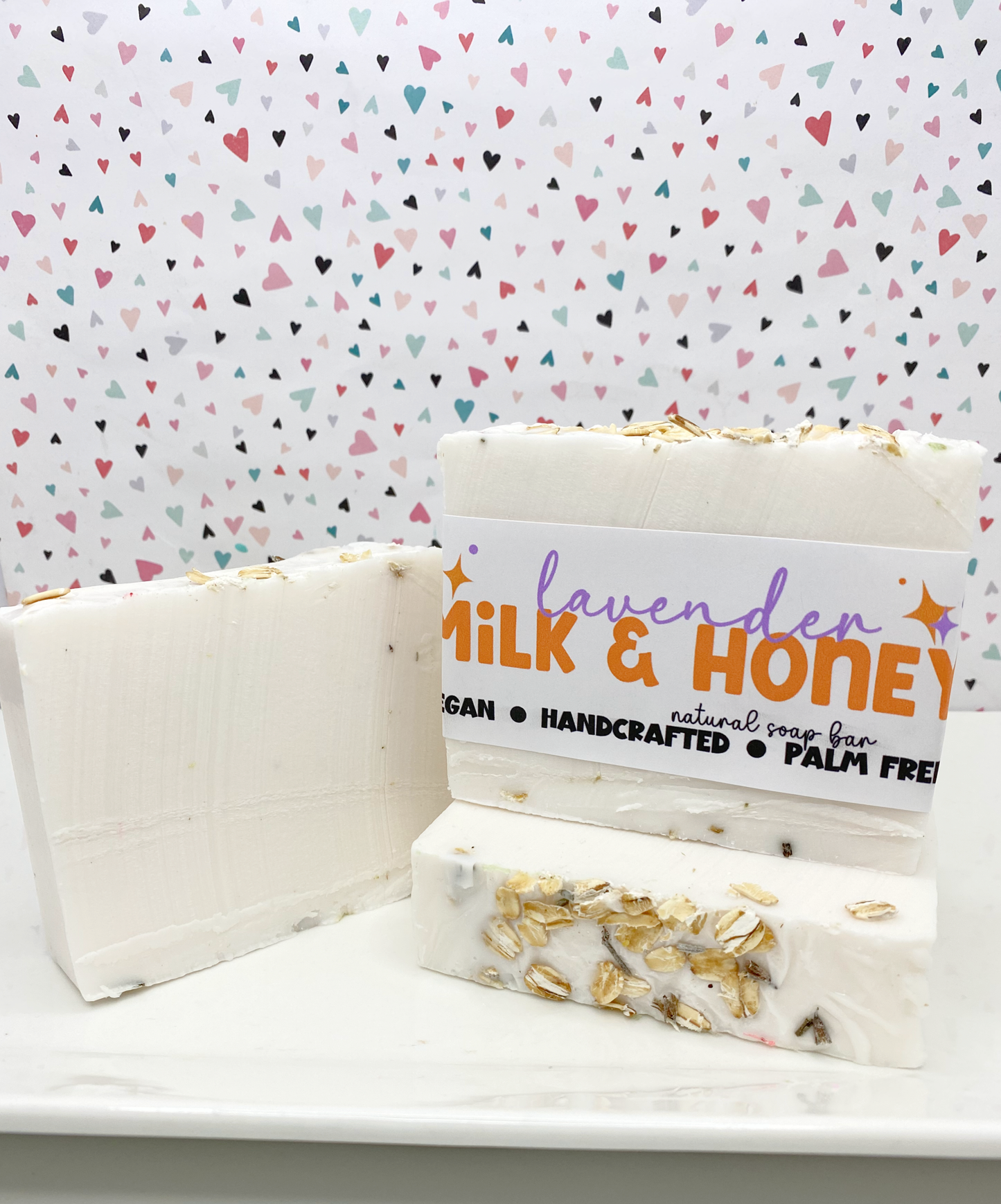 Lavender Milk & Honey - Handmade Soap Bar LB