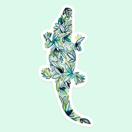 Alligator Vinyl Sticker